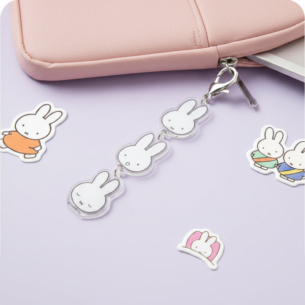 Miffy Keyring Dangly Acrylic Bag Charms