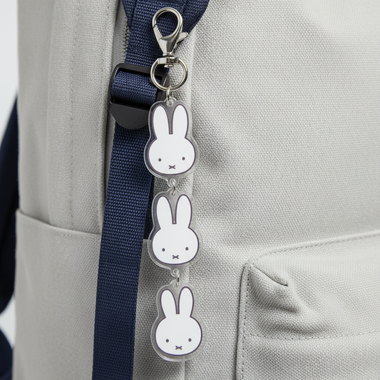 Miffy Keyring Dangly Acrylic Bag Charms