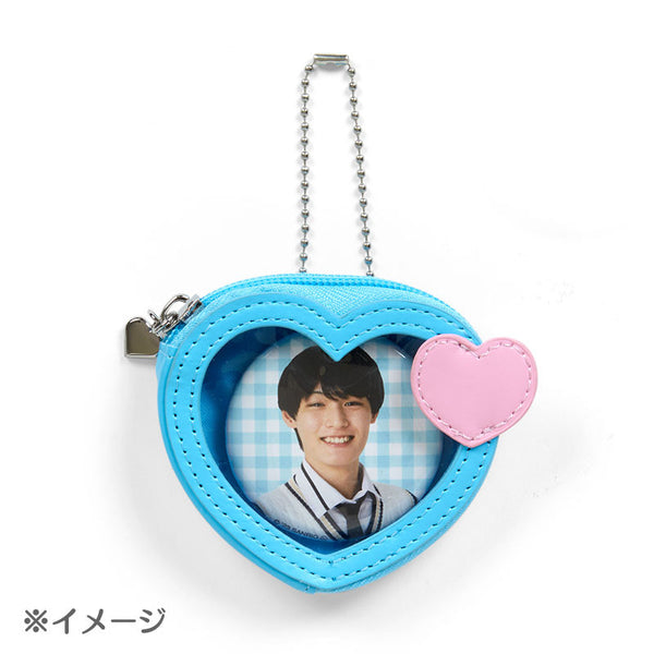 Pochacco Mini Pouch with Badge Sanrio Colorful Heart Series