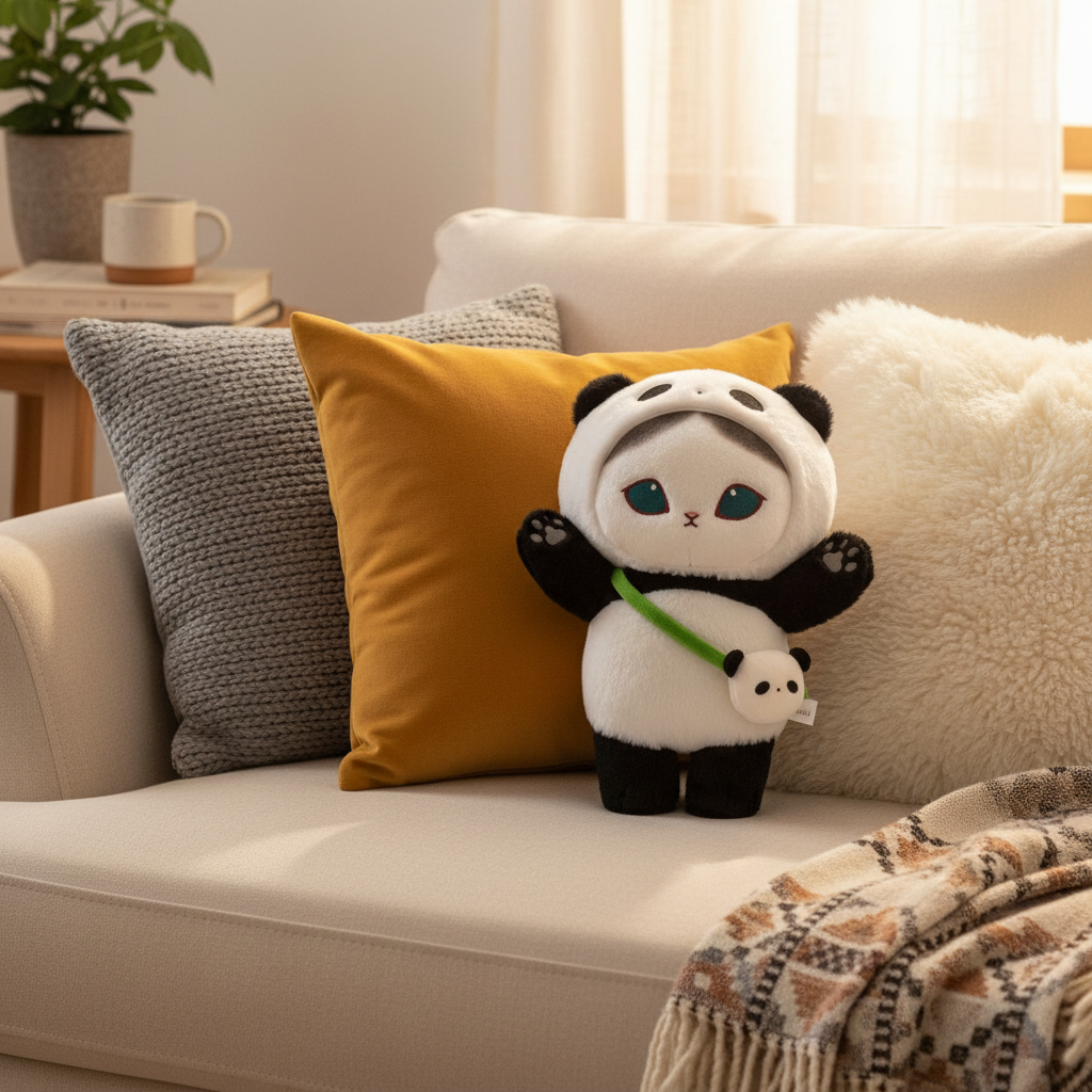 Mofusand Plush 11in Panda Costume