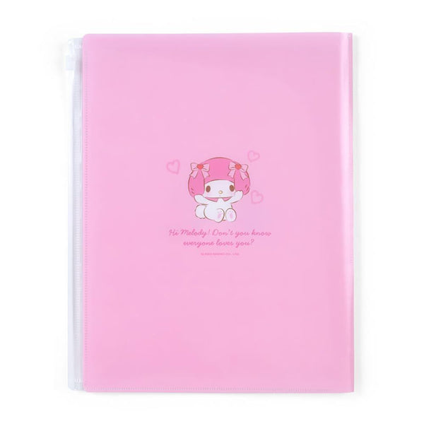 My Melody File Folder with Zipper 6-Pockets Sanrio Japan