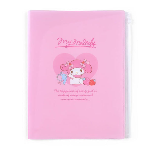 My Melody File Folder with Zipper 6-Pockets Sanrio Japan