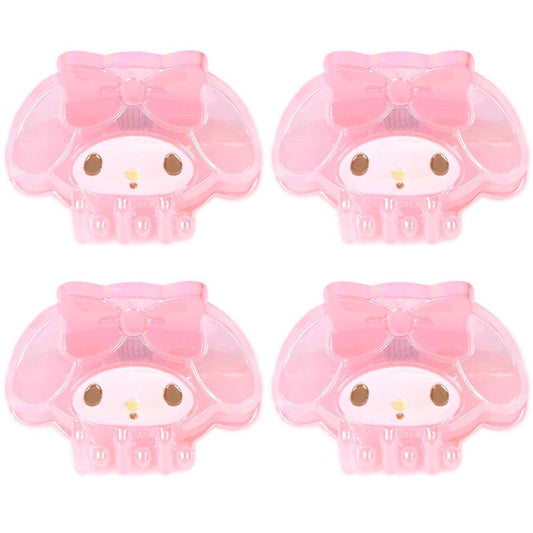 My Melody Mini Hair Clips Iridescent (Set of 4)