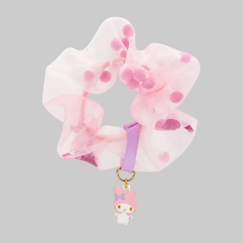 My Melody Mini Scrunchie Chiffon Hair Tie Sanrio Japan