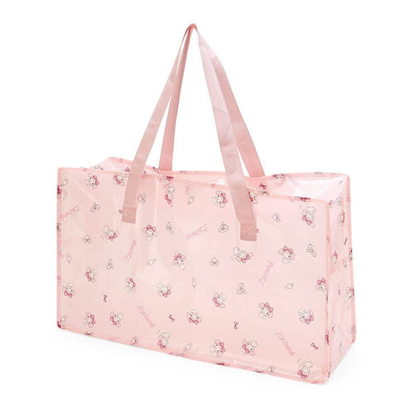 My Melody Storage Bag Foldable with Zipper Sanrio Japan (L)
