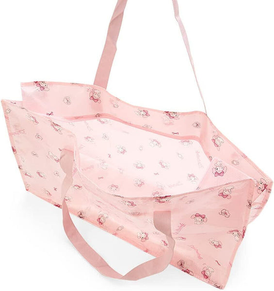 My Melody Storage Bag Foldable with Zipper Sanrio Japan (L)
