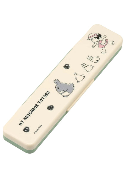 My Neighbor Totoro Chopstick and Spoon with case BPA Free (Marching)