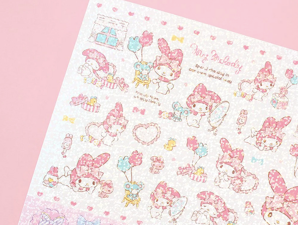 My Melody Aurora Stickers Holographic Sanrio Stationery