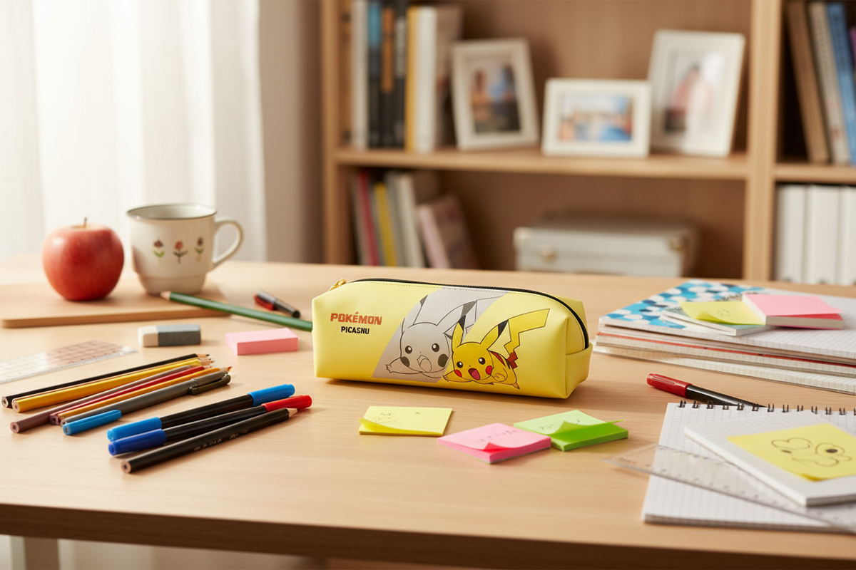 Pokemon Pencil Case Faux Leather (1 random)