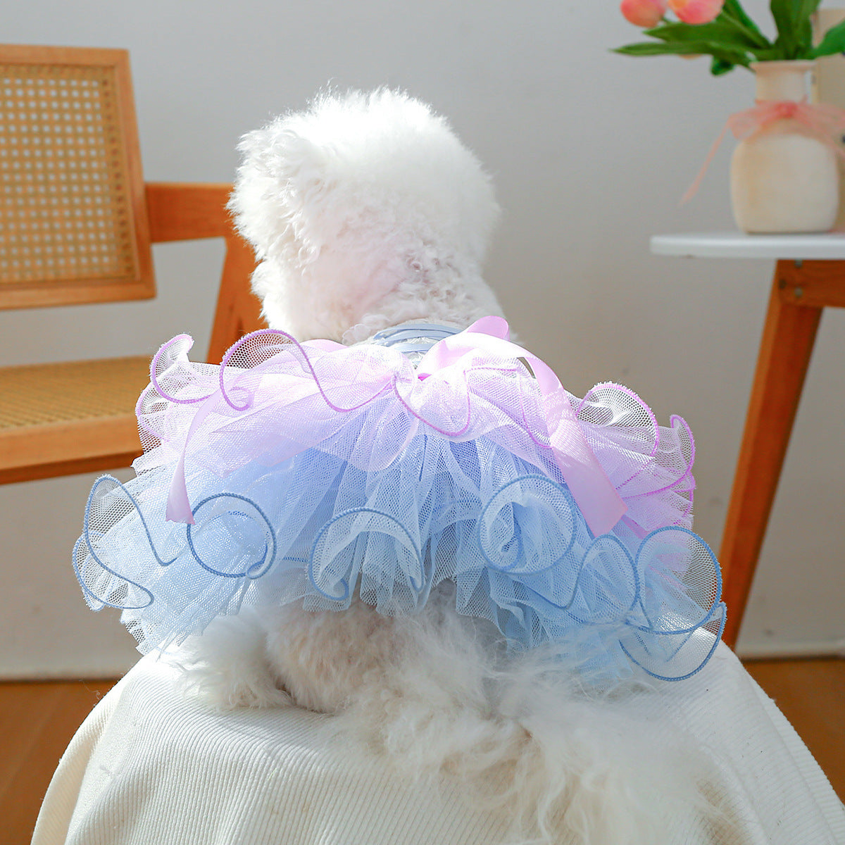 Lavender Dream Princess Tutu Dog Dress for Small Pets