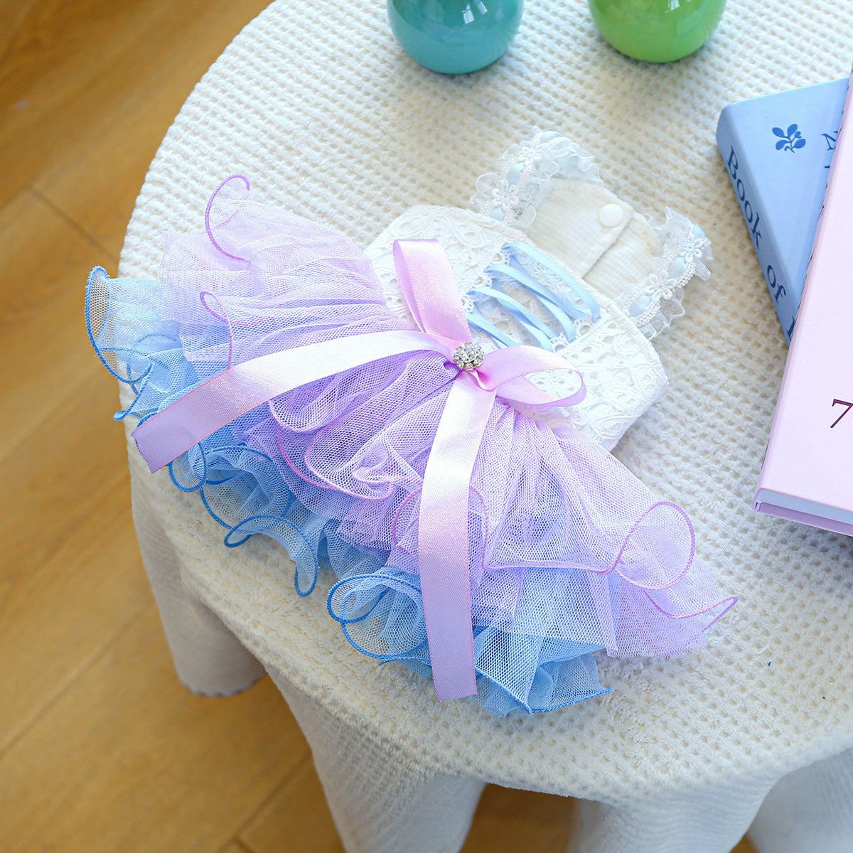 Lavender Dream Princess Tutu Dog Dress for Small Pets