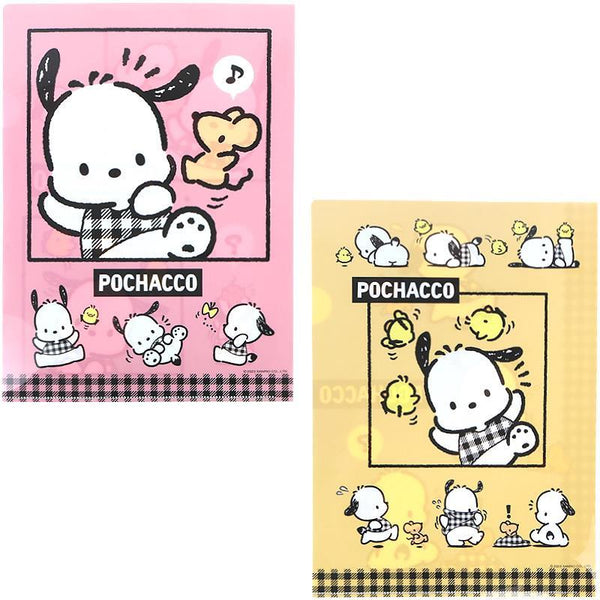 Pochacco Clear File Folder 2pc Set Sanrio Japan (1 set)
