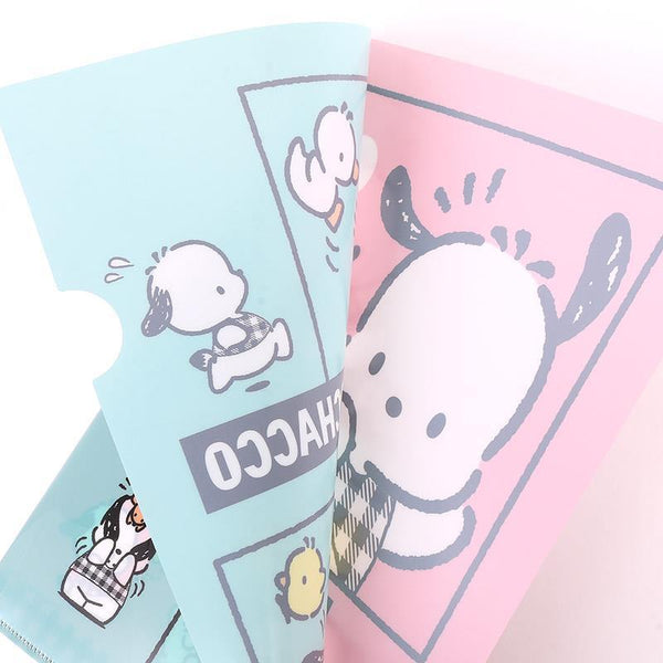 Pochacco Clear File Folder 2pc Set Sanrio Japan (1 set)