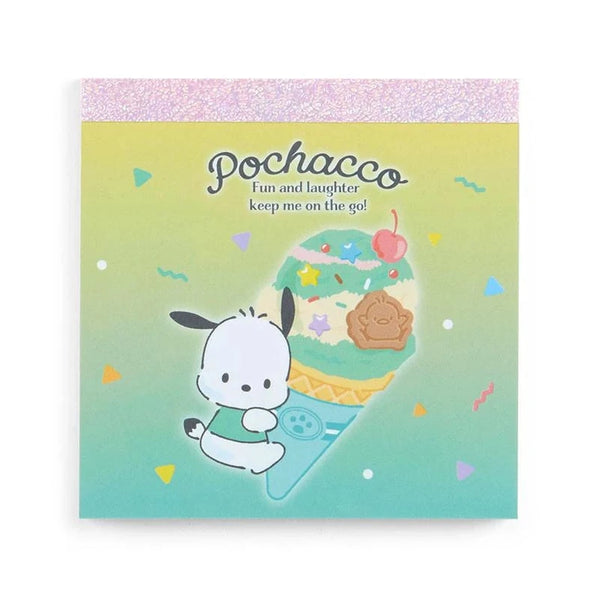 Pochacco Memo Pad Sanrio Ice Cream Party Series