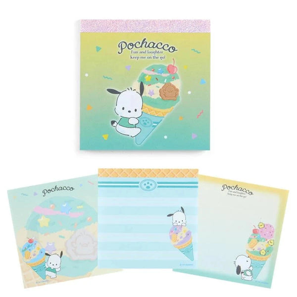Pochacco Memo Pad Sanrio Ice Cream Party Series
