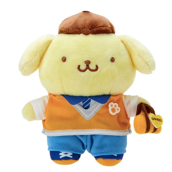 Pompompurin Plush Backpack Clip Keychain Sanrio Academy Series
