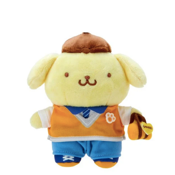 Pompompurin Plush Backpack Clip Keychain Sanrio Academy Series