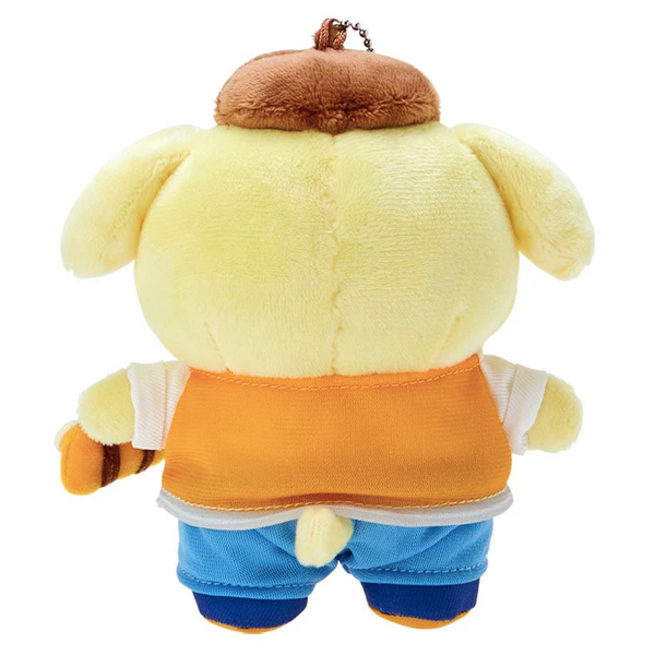 Pompompurin Plush Backpack Clip Keychain Sanrio Academy Series