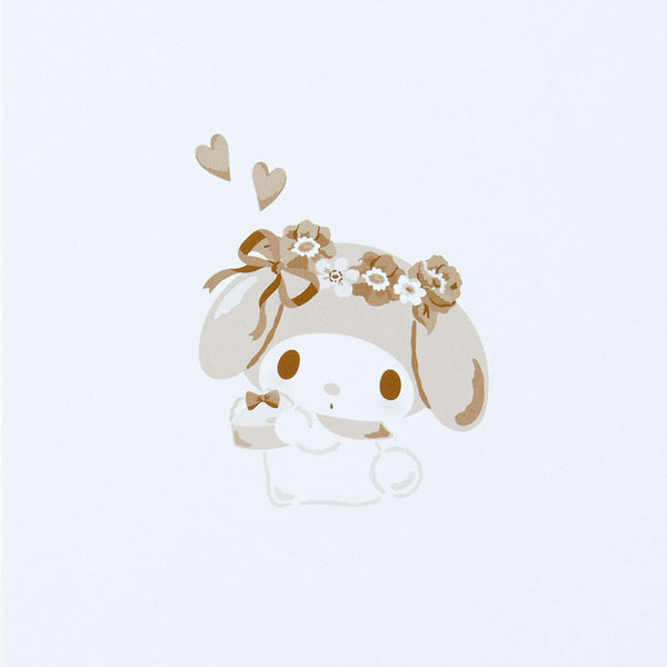 My Melody Mini Notebook Ruled B7 Sanrio Flowers Series