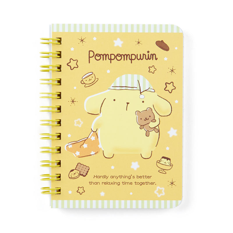Pompompurin Mini Notebook Ruled B7 Sanrio Japan