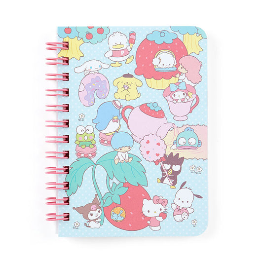 Sanrio Characters Mini Notebook Ruled B7 Sanrio Park Series