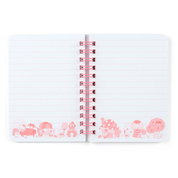 Sanrio Characters Mini Notebook Ruled B7 Sanrio Park Series