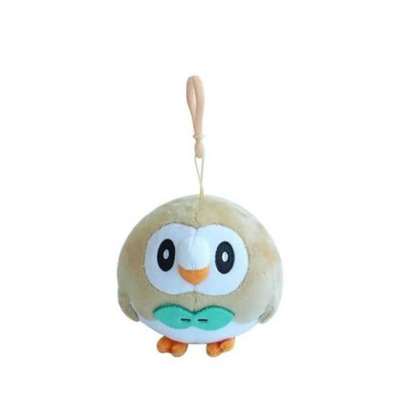 Pokemon Keychain Rowlet Plush Backpack Clip Nintendo Toys