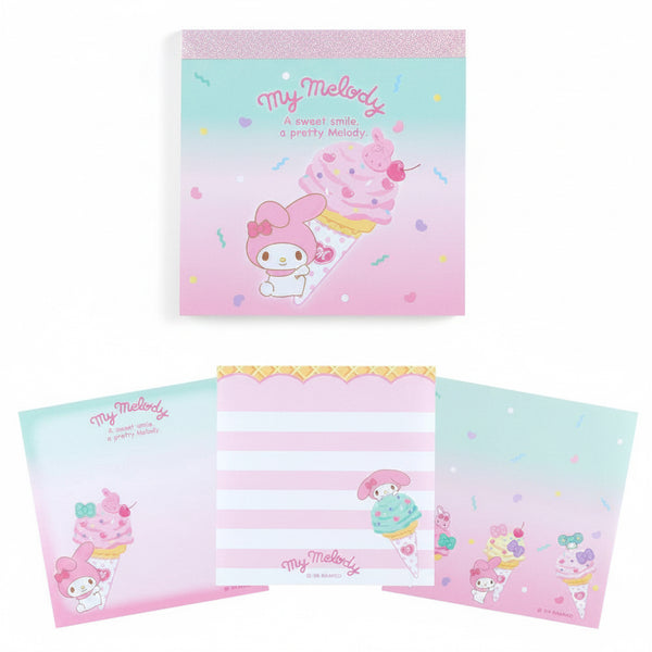 My Melody Memo Pad Sanrio Ice Cream Party Series