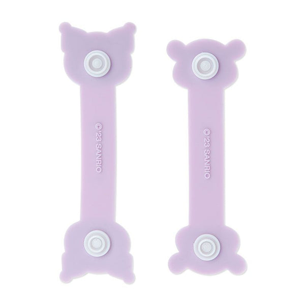 Kuromi Cable Clip Wire Organizer Sanrio Japan (set of 2)