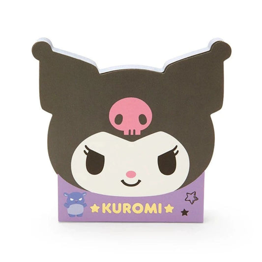 Kuromi Face Shaped Memo 84 Sheets