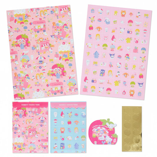 Sanrio Gift Wraping Set Mix Characters Fancy Shop Series (1 set)