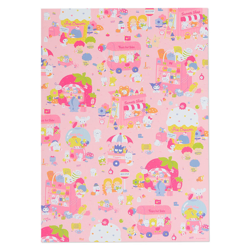 Sanrio Gift Wraping Set Mix Characters Fancy Shop Series (1 set)