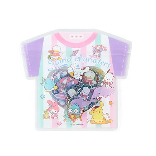 Sanrio Characters Sticker Pack T-shirt Japanese Stationery
