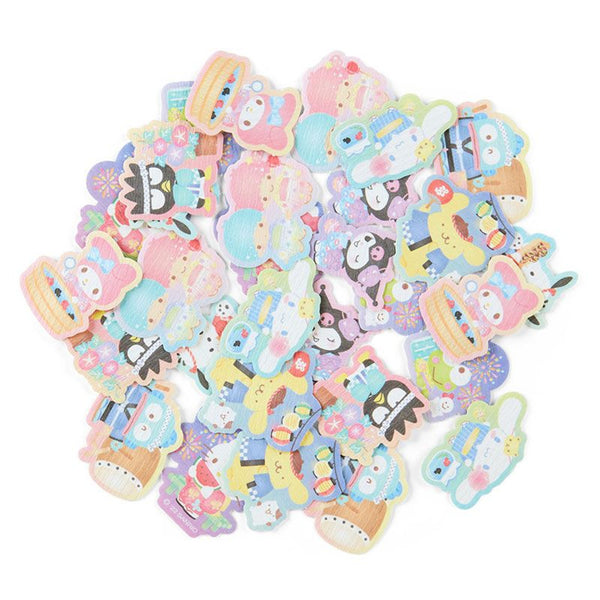 Sanrio Characters Mini Sticker Pack Summer Lantern Sanrio Stationery