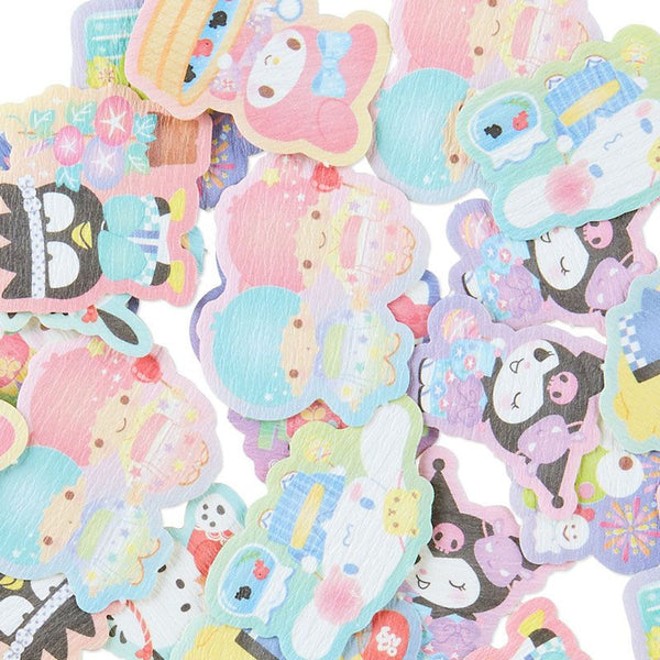 Sanrio Characters Mini Sticker Pack Summer Lantern Sanrio Stationery