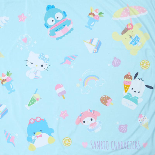 Sanrio Characters Throw Blanket Cool Touch Tropica Series