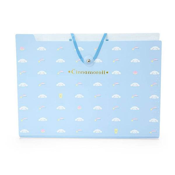 Cinnamoroll File Folder Clear 8 Pockets Sanrio Japan