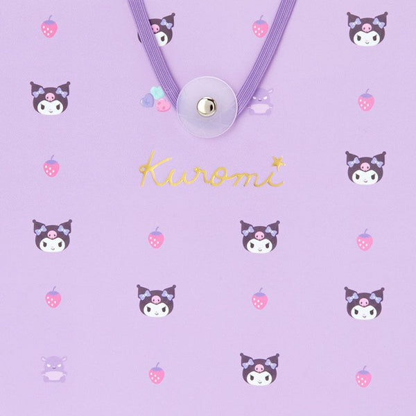 Kuromi File Folder Clear 8 Pockets Sanrio Japan