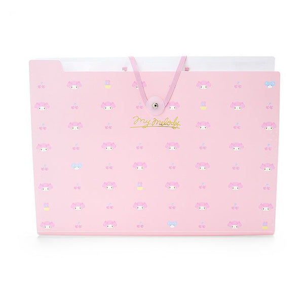 My Melody File Folder Clear 8 Pockets Sanrio Japan