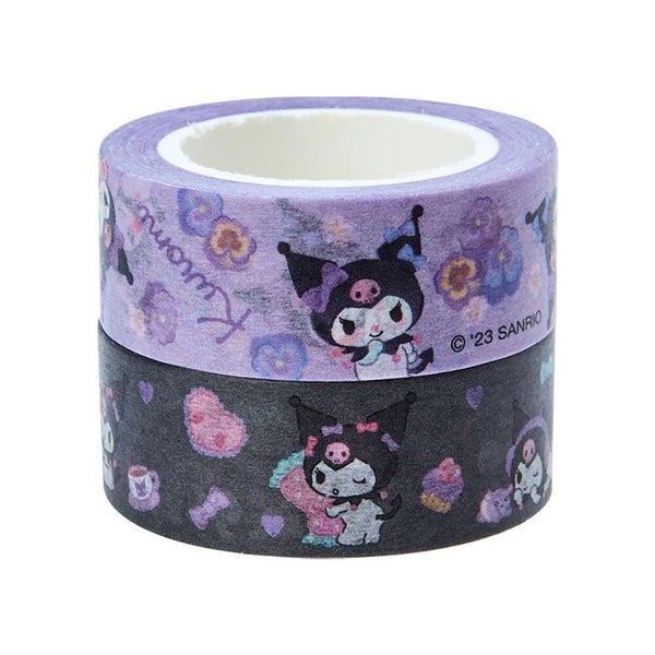 Kuromi Washi Tape Set of 2 Sanrio Stationery