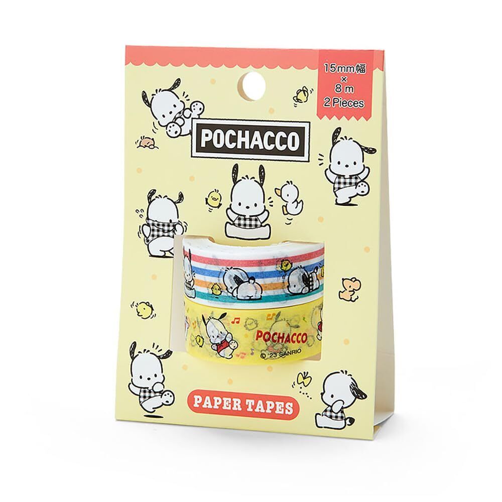 Pochacco Washi Tape Set of 2 Sanrio Stationery