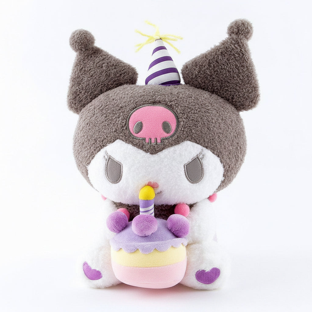 Kuromi Plush 12in Sanrio Birthday Cake