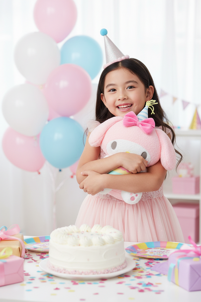 My Melody Plush 12in Sanrio Birthday Cake