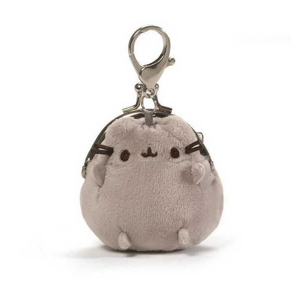 Pusheen Plush Coin Purse Bag Clip Kisslock 3in GUND
