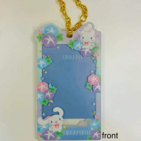 Sanrio Character Photo Frame Acrylic Card Holder Flowers Series