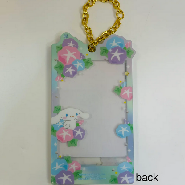 Sanrio Character Photo Frame Acrylic Card Holder Flowers Series