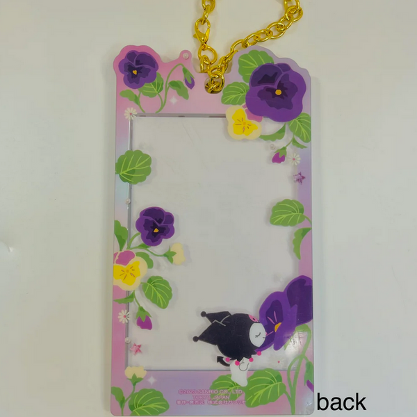 Sanrio Character Photo Frame Acrylic Card Holder Flowers Series