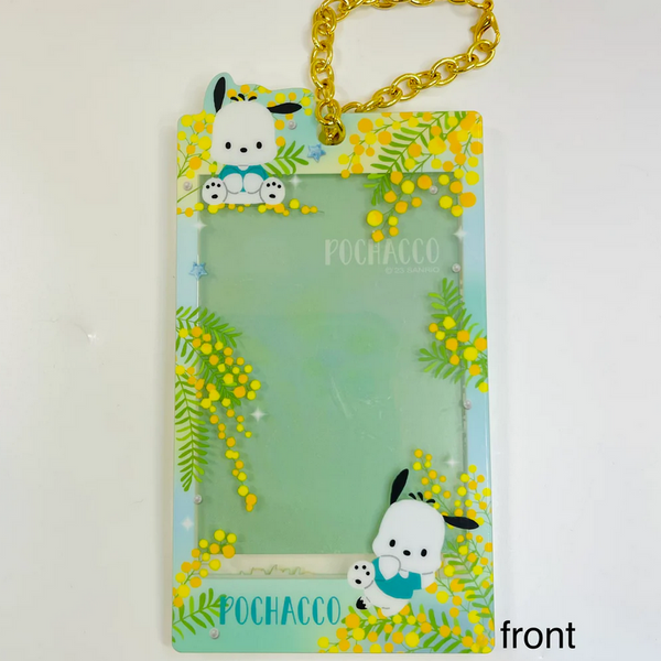 Sanrio Character Photo Frame Acrylic Card Holder Flowers Series