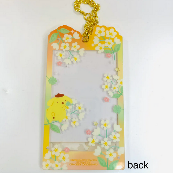 Sanrio Character Photo Frame Acrylic Card Holder Flowers Series