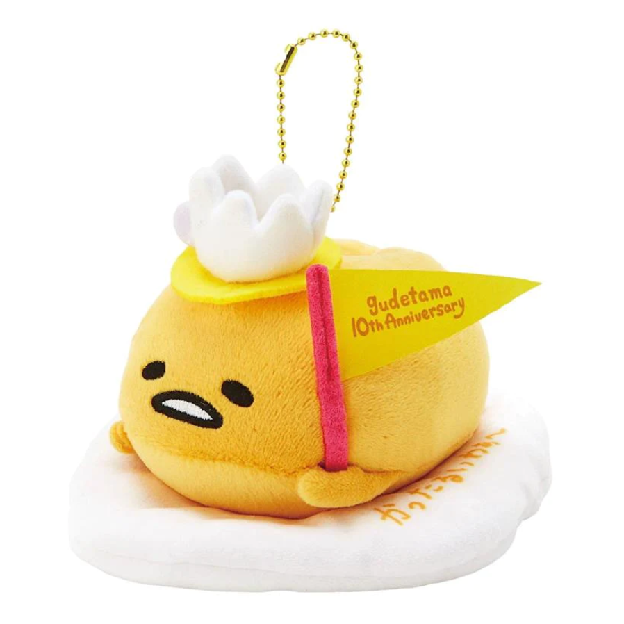 Gudetama Plush Keychain Sanrio Gudetama Land-A Series